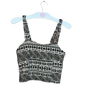•BRANDY MELVILLE• Caged Cutout back Tribal Crop Top.